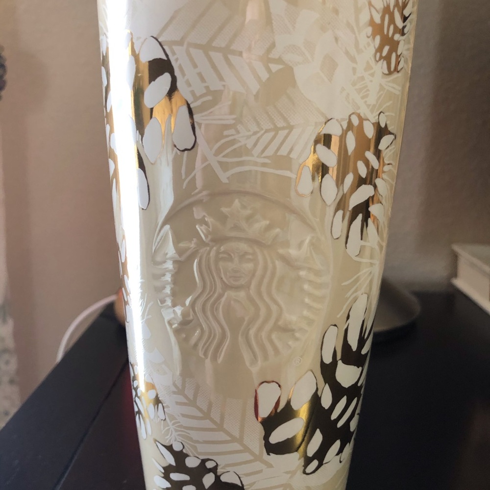 Ceramic Christmas Starbucks tumbler